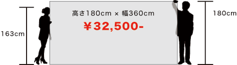 野球・ソフトボール用のサイズイメージ