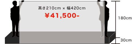 野球・ソフトボール用のサイズイメージ